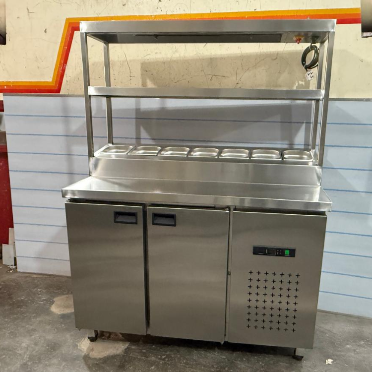 MAKE LINE CHILLER WITH FOOD WARMER