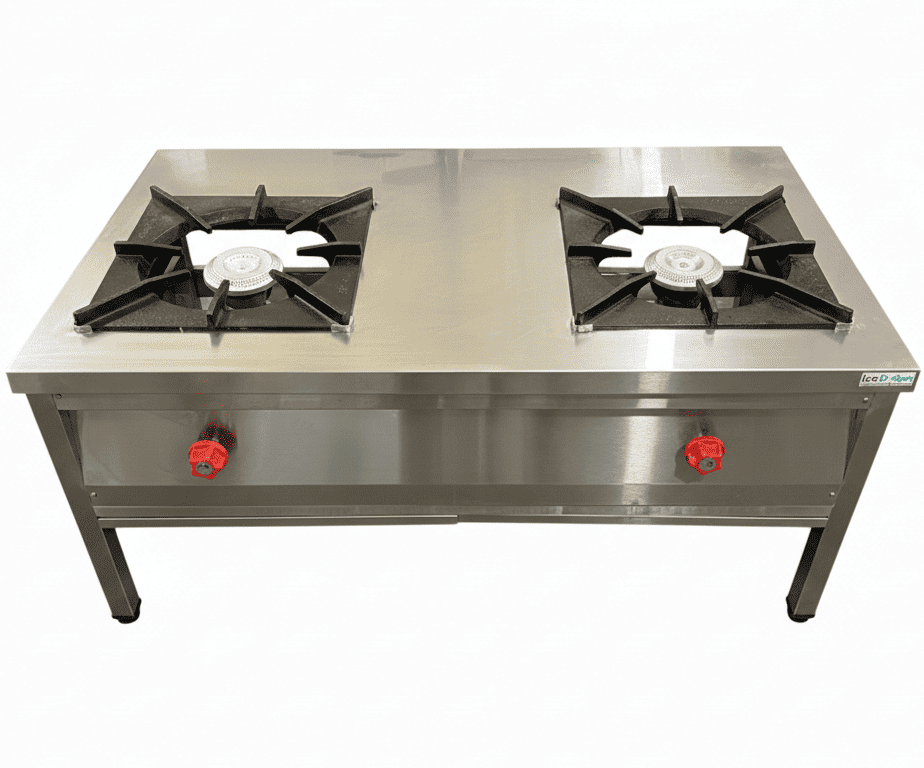 2 BURNER STOCK POT COOKING RANGE