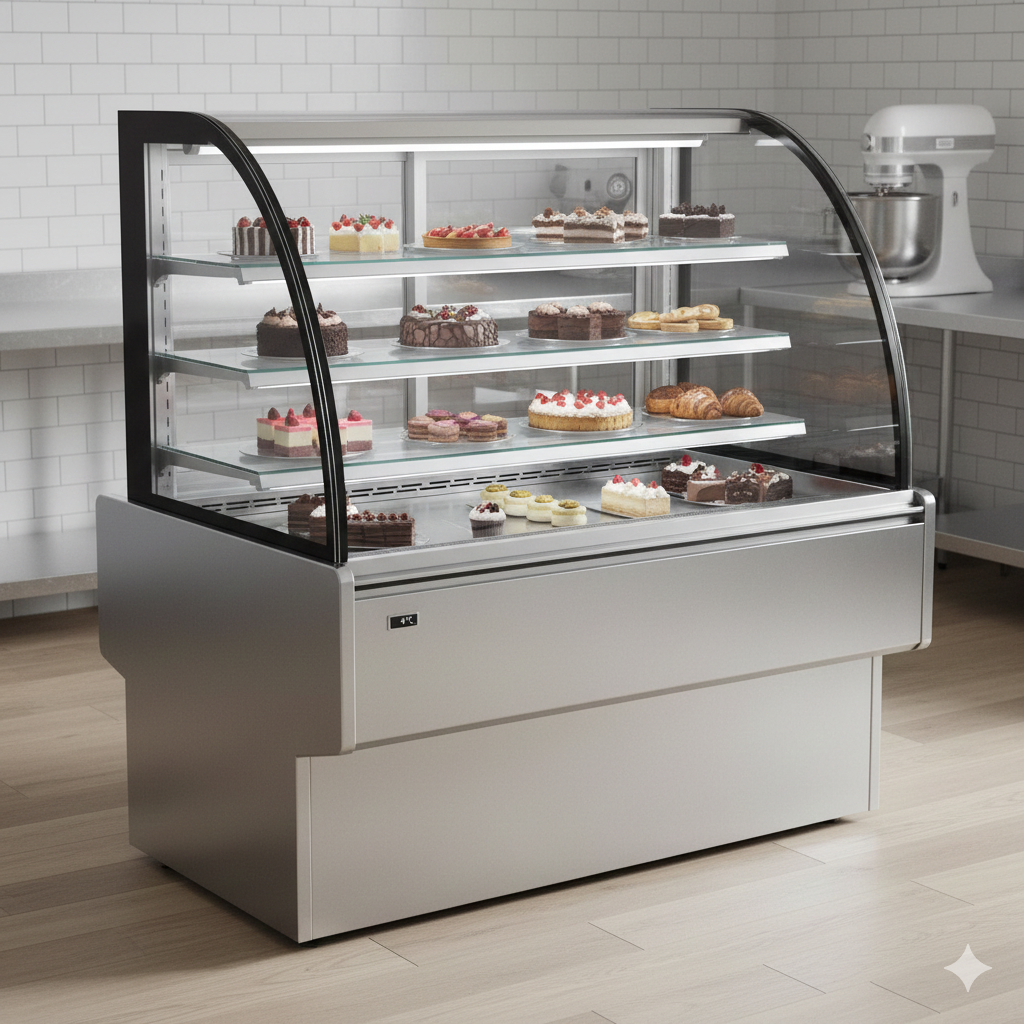 CURVED DISPLAY COUNTER